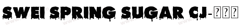 Swei Spring Sugar CJ字体转换